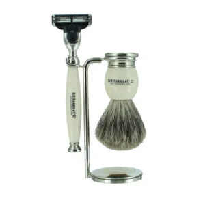 3 - Piece Shaving Set - Ivory- Mach 3