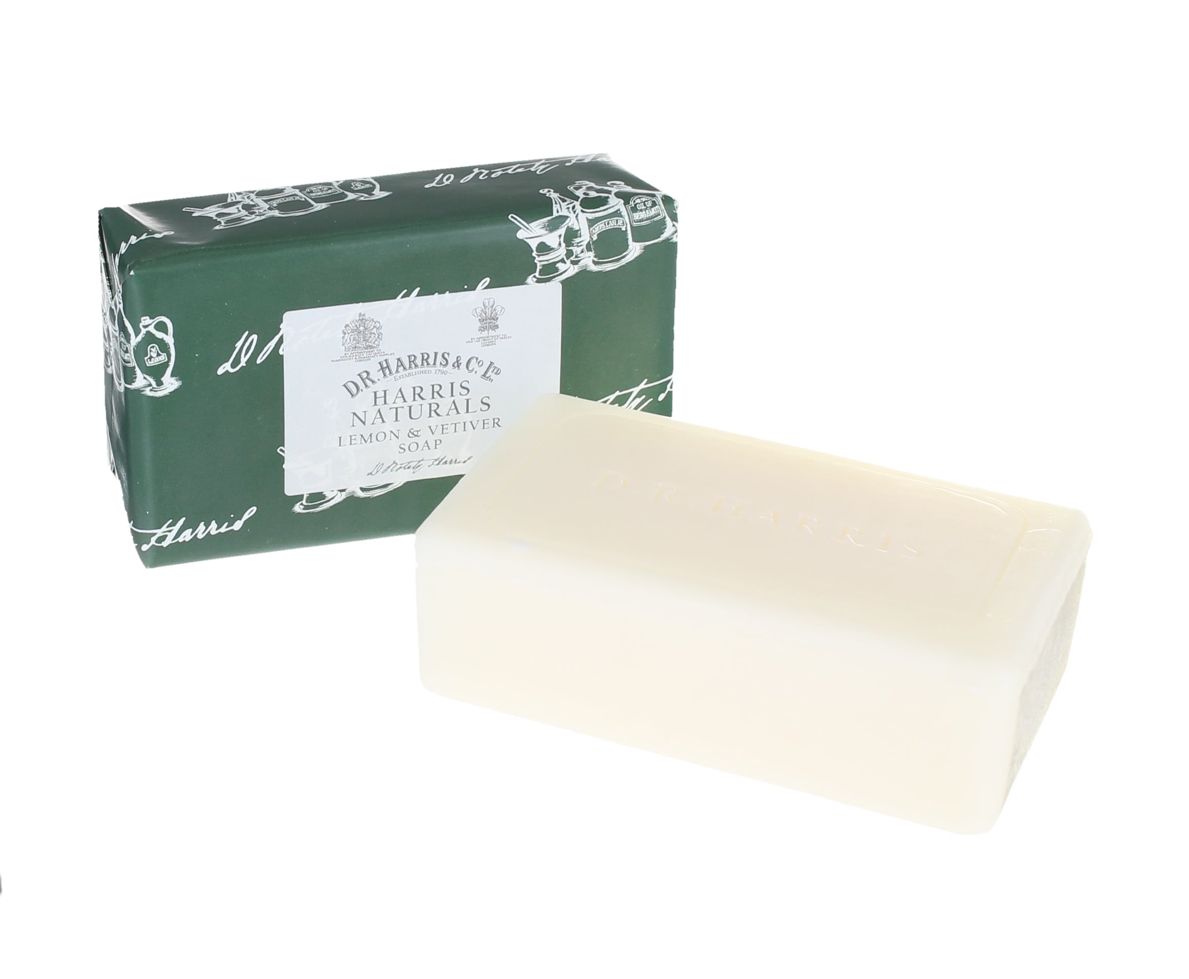 Naturals Lemon and Vetiver Soap D R Harris London