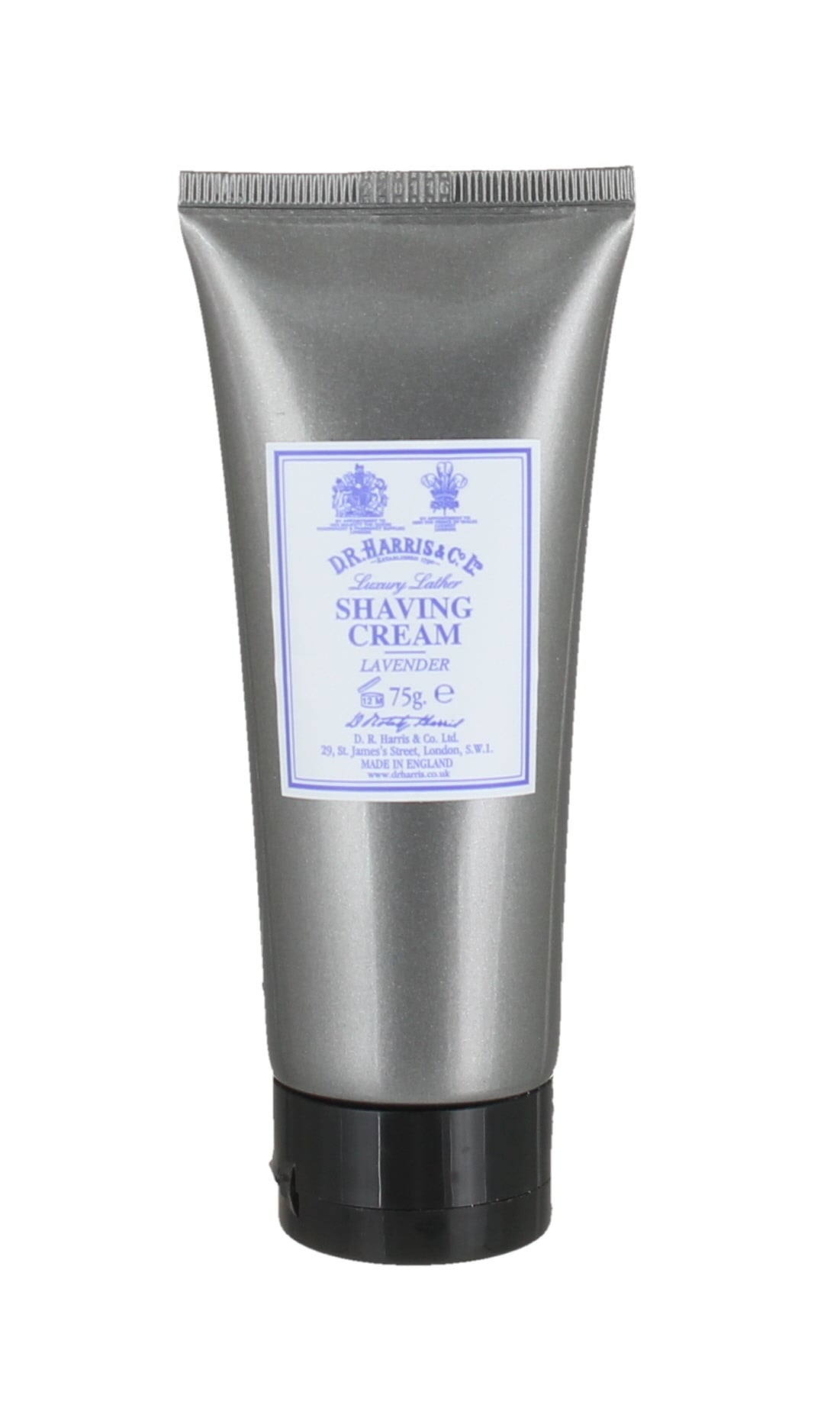 Lavender Luxury Lather Shaving Cream Tube 75g D R Harris London