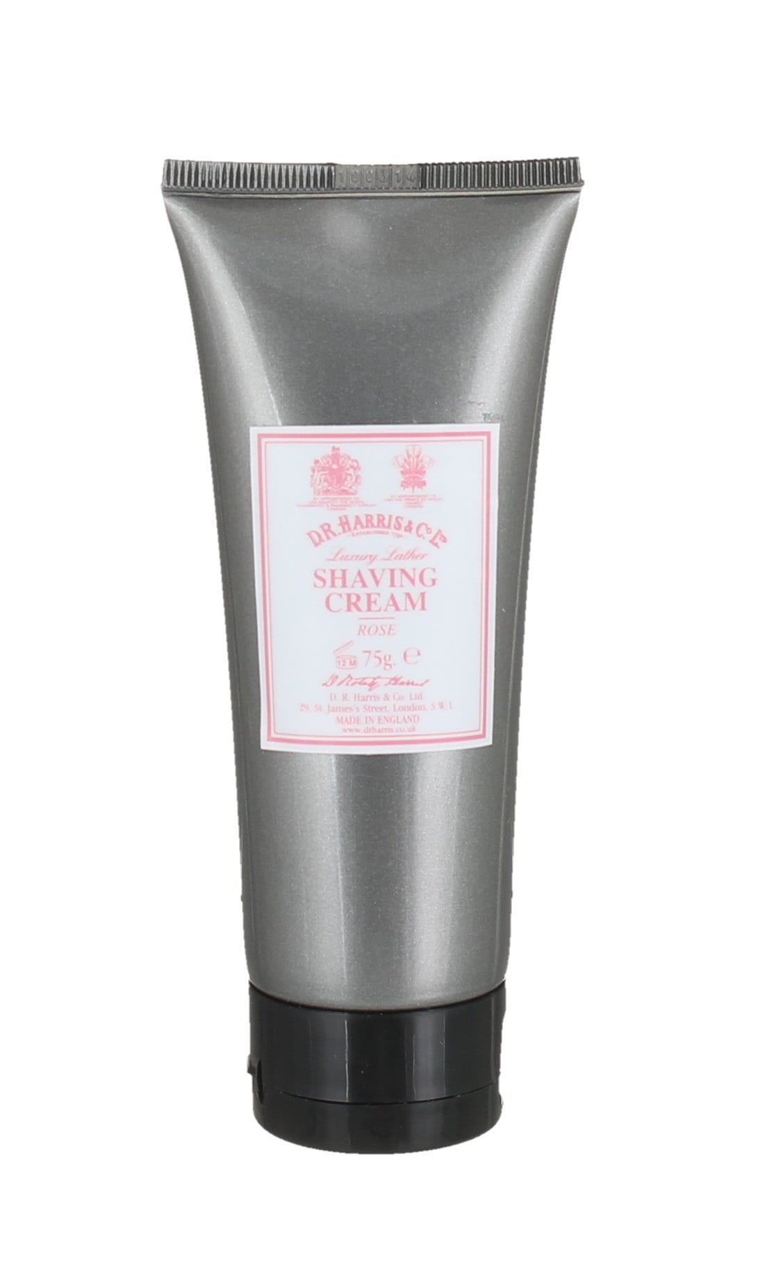 Rose Shaving Cream Tube D R Harris London