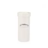 Travel Shaving Brush and Tube Ivory - Synthetic Bristle - Image 2