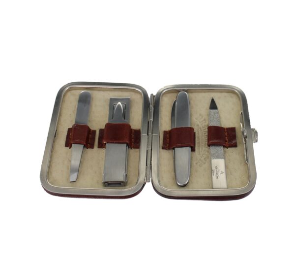 4 Piece Brown Mini Manicure Set