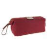 d.r. harris & co. Canvas And Leather Wash Bag – Burgundy