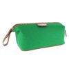 d.r. harris & co. Canvas and Leather Wash Bag – Green