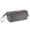 d.r. harris & co. Leather Wash Bag – Grey