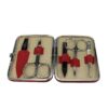 d.r. harris & co. 5 Piece Red Hard Case Manicure Set