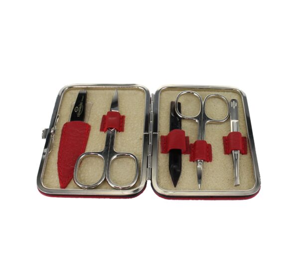 5 Piece Red Hard Case Manicure Set