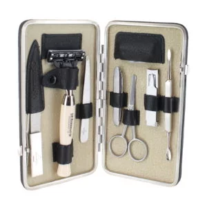 Black Framed Travel Grooming Set