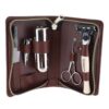 d.r. harris & co. Brown Zip Travel Shaving Set