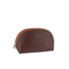 d.r. harris & co. Small Oval Wash Bag – Brown & Tan