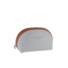 d.r. harris & co. Small Oval Wash Bag – Grey & Tan