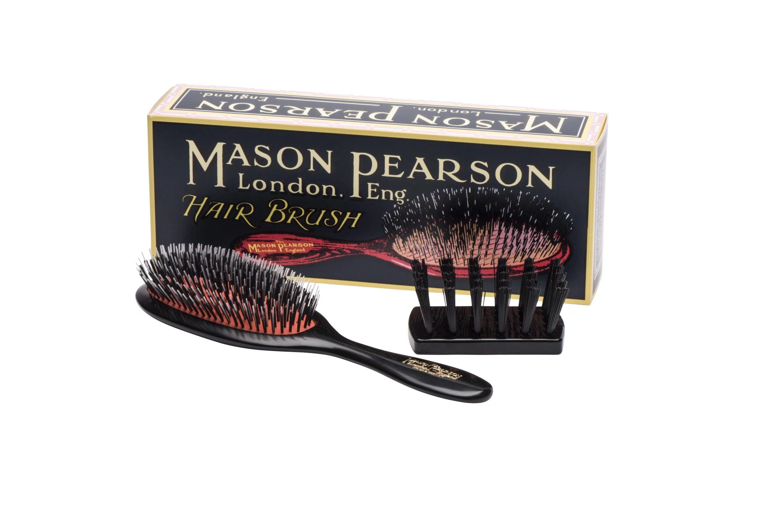 Mason Pearson Junior Bristle & Nylon- Pink - Image 2
