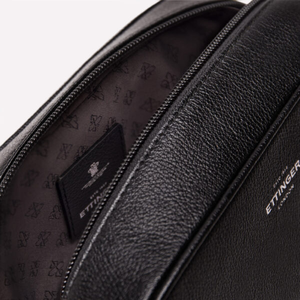 Ettinger Capra Wash Bag - Black - £295 D R Harris London D R Harris London