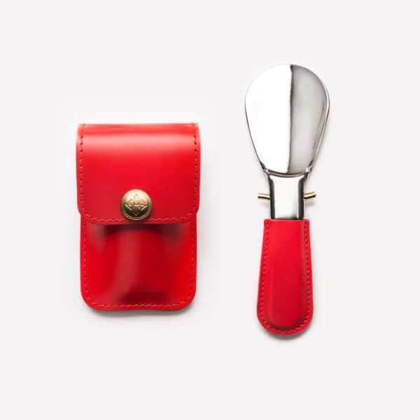 Ettinger Bridle Hide Travel Shoe Horn - Red