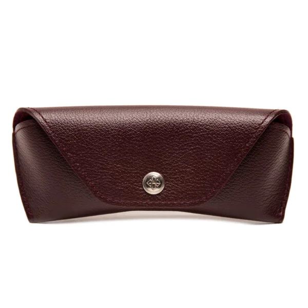 Ettinger Capra Glasses Case- Bordeaux