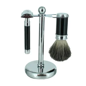 Safety Razor Ebony 3-Piece Set
