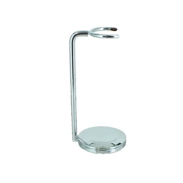 Tall Chrome Shaving Brush Stand