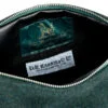D. R. Harris and Fox Brothers Traveller Dark Green Flannel Washbag - Medium - Image 2