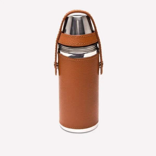 Ettinger 8oz Hunter Flask- Capra Tan