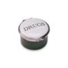 d.r. harris & co. Drugs Green Enamel Pill Box Circular