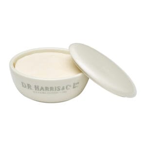 Earthenware Shaving Soap Bowl with Lid