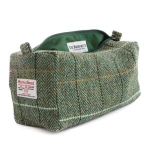 Harris Tweed Wash Bag - Country