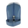 Small Leather Wash Bag - Mid Blue